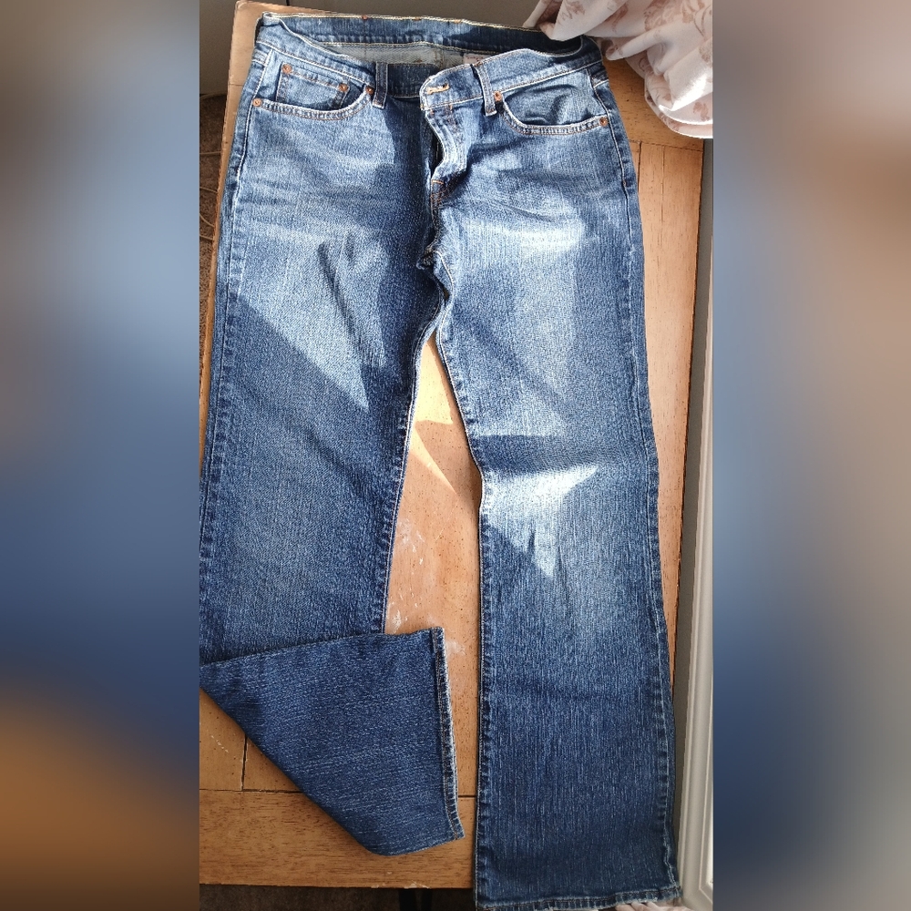 Lucky Brand Womens Denim Straight Jeans